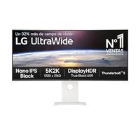 Monitor gaming ultraparonámico curvo lg ultragear 40u990a-w 40'/ 5k2k/ multimedia/ 1ms/ 120hz/ ips/ regulable en altura/ blanco