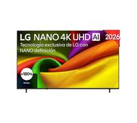 Smart TV LG NANO 4K UHD AI NU85 85 pulgadas 4K 2026 - 85NU850B6LA