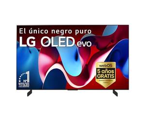 LG OLED42C45LA - 42" 4K Serie C4 con Smart TV WebOS24, Procesador de Gran Potencia a9, Dolby Vision/Dolby Atmos, SmartTV webOS 24, el Mejor TV para Gaming.