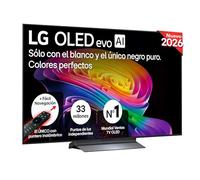 LG OLED55C64LA - Smart TV OLED EVO AI 55" 4K Sin Reflejos 98.9%, 2026 | OLED evo, Smart TV, WebOS 26, Procesador α11 AI Gen3, VRR 165Hz, Dolby Vision y Atmos, Alexa/Google Assistant, Gris Oscuro