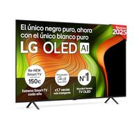 LG OLED65B56LA - TV 65", OLED 4K, Smart TV AI B5, WebOS 25, Super Upscaling, Dolby Vision y Dolby Atmos, AMD FreeSync, Alexa/Google Assistant, Negro