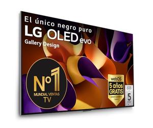 LG OLED77G45LW, 77", OLED EVO* 4K, série G4, Smart TV, WebOS24, processador a11, visão Dolby, Dolby Atmos, webOS 24, 3840 x 2160, TV Gaming, 144 Hz, integração de Parede, negração. Preto