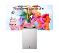 LG CineBeam S | 4K UHD hasta 100" | Smart TV con webOS | Tiro ultra corto | Láser con 500 lúmenes - PU615U