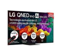 LG QNED evo AI QNED87 75QNED87B6A - Televisor 75" 4K Ultra HD Smart TV WiFi D