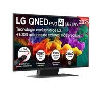 LG QNED evo MiniLED AI QNED87 43QNED87B6A - Televisor 43" Ultra HD 4K Smart TV WiFi