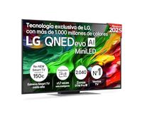 LG QNED evo AI 55QNED87A6B 139,7 cm (55") 4K Ultra HD Smart TV Wifi Negro