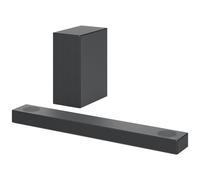 Barra de sonido - LG S75Q, Bluetooth, Inalámbrico, 380 W, Plateado Acero Oscuro