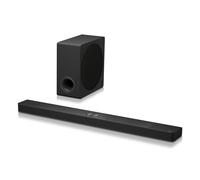 LG S90TY - Barra de Sonido Inteligente, 570W, 5.1.3 Canales, Sonido Envolvente Dolby Atmos y DTS, Amplia Conectividad, Bluetooth, USB, Entrada Óptica, Negro