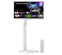 LG Smart Monitor Swing, 32'', serie gaming, 4K UHD, 144 Hz, 1ms, Smart TV webOS 24, peana Swing portátil y flexible, Mando Magic Pointer Remote - 32G810SAW-W