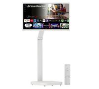 LG Smart Monitor Swing, 32" , serie Teletrabajo, Full HD, IPS, Smart Monitor webOS 23, peana Swing portátil y flexible, Mando Magic Pointer Remote - 32SR50FAW-W