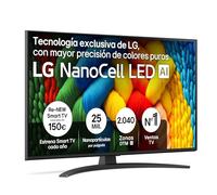 LG TV NanoCell 43NANO81A6A 43? 4K Ultra HD Smart TV Dolby Digital HDMI 2.1 WiFi Gaming