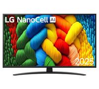 LG TV NanoCell 43NANO81A6A 43? 4K Ultra HD Smart TV Dolby Digital HDMI 2.1 WiFi Gaming