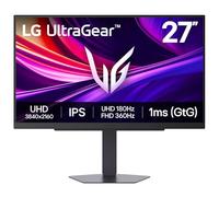 LG Ultragear G8 27G810A Monitor para Juegos - 4K UHD IPS de 27 Pulgadas, 180Hz | 360Hz - Modo Dual, 1ms GtG, G-Sync Compatible y FreeSync Premium, DisplayHDR 400, HDMI 2.1, DP1.4(DSC), Negro