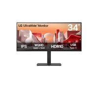 LG UltraWide 34BA75QE-B - Monitor curvo 34" UWQHD USB C