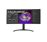 LG UltraWide 34WP85C - 34 Pulgadas, IPS, 21:9, WQHD 3440 x 1440P, DCI-P3 95%, HDR10, Curvado, diseño ergonómico, USB Tipo C, AMD FreeSync, MaxxAudio, características de Juego, Negro