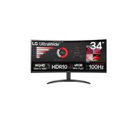 LG 34WR50QK-B pantalla para PC 86,4 cm (34") 3440 x 1440 Pixeles Wide Quad HD Negro