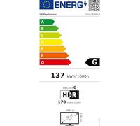 LG WebOS UHD AI UA75 TV 75 pulgadas, Smart TV 4K Ultra HD, Procesador α7 Gen8, webOS con AI, modo cinemaker, HDR10, Gaming con VRR 4K @ 60Hz, Game Optimizer, Wi-Fi, 75UA75006LA 2025