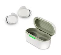 LG xboom Buds Lite - auriculares inalámbricos, bluetooth, cancelación de ruido, hasta 35h batería, resistencia IPX4, grafeno, blanco - BUDSLITE