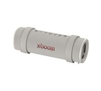 LG xboom Grab by will.i.am - Altavoz inalámbrico bluetooth con bajos potentes, resistencia militar y hasta 20 horas de batería, gris - GRAB.AEUTLWG