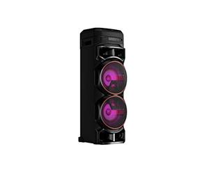 LG xboom La Bestia RNC9 - Altavoces, 1000W, Karaoke, Luces LED, Bluetooth | Se pueden conectar hasta 3 móviles a la vez para crear la playlist perfecta, 4 Altavoces de 2 vías, 2 x Woofer de 8"