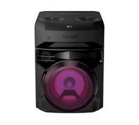 LG XBOOM RNC2, Altavoz de Gran Potencia, 80W, la Bestia, 2 Altavoces, Bluetooth 4.2, USB, Conexión Auxiliar RCA, iluminación LED y entradas para micrófono, Gris Oscuro