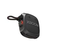 LG xboom XG2TBK - Altavoces, Bluetooth, 5W, hasta 10h batería, IP67, Negro | Siéntete seguro llevando el altavoz con su cordón de sujeción a cualquier lugar y disfruta de la música en cualquier
