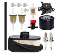 Lg265 Tune Up Kit para X300 X320 X324 X360 para X500 X530 X534 S240 X350 X570 Z445 Z665 Tractores de césped con elementos de aire de papel de espuma