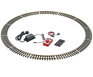 LGB Gartenbahn 19904 - Kit de Lanzamiento para Exteriores - Kit de complemento para un Buen Funcionamiento de su Carril de jardín, Carril G, Pistas y regulador de conducción