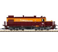 LGB Locomotora diésel DL 535 D&S Alco 25559 Spur G Diesel Locomotora - mfx/DCC Sonido, Doble accionamiento, luz LED, Modelo de Pista de jardín, 63 cm, Durango & Silverton