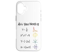 LGBT All You Need Is Love Math Carcasa para iPhone 16 Plus