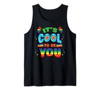 LGBT Amabilidad Motivacional Mes Orgullo Its Cool to be You Camiseta sin Mangas