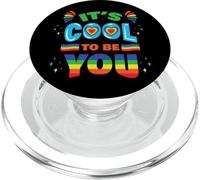 LGBT Amabilidad Motivacional Mes Orgullo Its Cool to be You PopSockets PopGrip para MagSafe