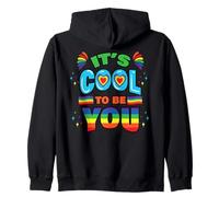 LGBT Amabilidad Motivacional Mes Orgullo Its Cool to be You Sudadera con Capucha