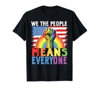 LGBT Bandera de EE.UU. We the People Mes del Orgullo Gay Camiseta