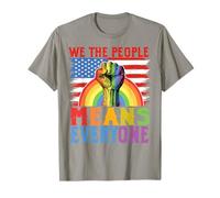 LGBT Bandera de EE.UU. We the People Mes del Orgullo Gay Camiseta