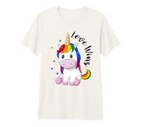 LGBT Gay Lesbianas Orgullo Mes Unicornio Amor GANA Igualdad Camiseta Premium