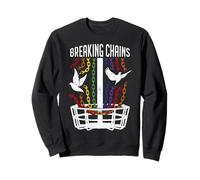 LGBT Gay Pride Month Disco Golf Player Rompiendo Cadenas Birdie Sudadera