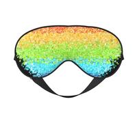 Lgbt Gilter Arco Iris Gay, Cubreojos completos Antifaz bloqueador de luz Antifaz para dormir Antifaz suave con los ojos vendados Noche