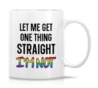 Lgbt Lgbtq A Ver Si Entiendo Algo: No Soy Igualdad Orgullo Gay Taza Divertido Tazas De Cerámica Con Asa Taza De Café Para Té Espresso Escuela 330Ml
