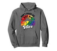 LGBT Mes del Orgullo Gay No me hagas usar mi voz de papá Sudadera con Capucha