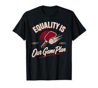 LGBT Pickleball Igualdad Nuestro Plan de Juego Orgullo Gay Camiseta