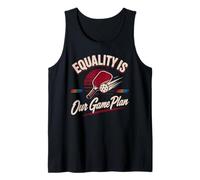 LGBT Pickleball Igualdad Nuestro Plan de Juego Orgullo Gay Camiseta sin Mangas