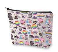 LGBT Pride - Bolsa de maquillaje con texto en inglés "I Just Need Cake, regalo LGBT, bolsa de maquillaje del orgullo del arco iris", I Just Need Cake