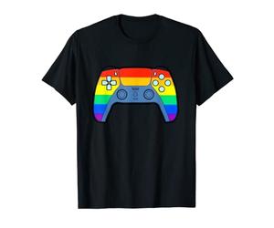 LGBT Pride Gaymer Lesbianas Rainbow Flag Gay Gaming PS5 Camiseta