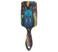 Lgbt Pride Month - Cepillo de pelo 3D, diseño de gatos y estrellas, cepillo desenredante para el cabello, peine para mujer