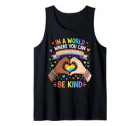 LGBT, Sé Amable, Conciencia sobre el Orgullo y la Igualdad, Rainbow Camiseta sin Mangas