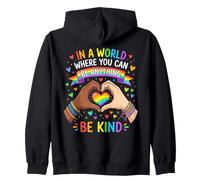 LGBT, Sé Amable, Conciencia sobre el Orgullo y la Igualdad, Rainbow Sudadera con Capucha