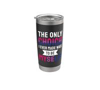 LGBT The Only Choice Bi Pride Proud Bisexual Pride Month Vaso térmico de acero inoxidable de doble pared