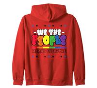 LGBT US Flag We the People Mes del Orgullo Gay Arco Iris Sudadera con Capucha