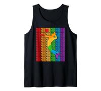 LGBT Volleyball Pride Month Volleyball Player Gay Rainbown Camiseta sin Mangas